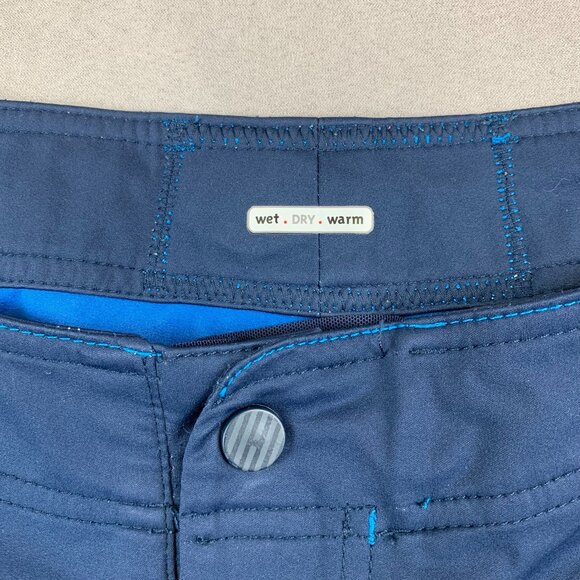 Lululemon Men Board Shorts 38 Blue Cargo Pocket 12" Wet Dry Warm Swim Hiking Gym - Picture 3 of 9